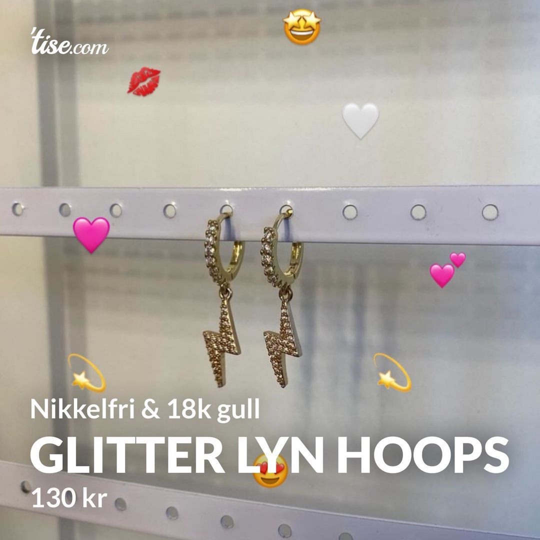 Glitter lyn hoops