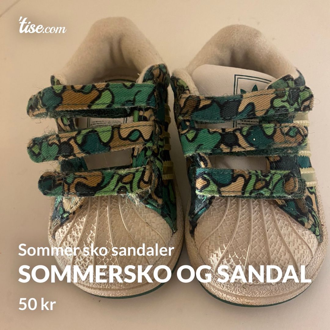 Sommersko og sandal