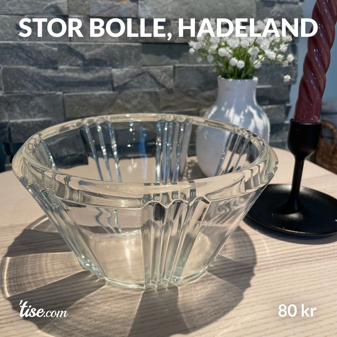 Stor bolle Hadeland