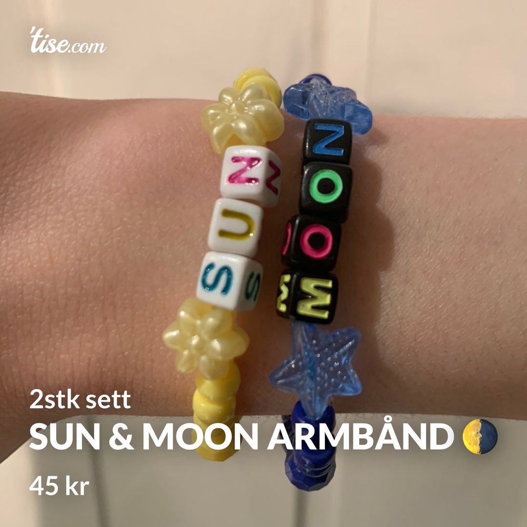 Sun  moon armbånd 🌗