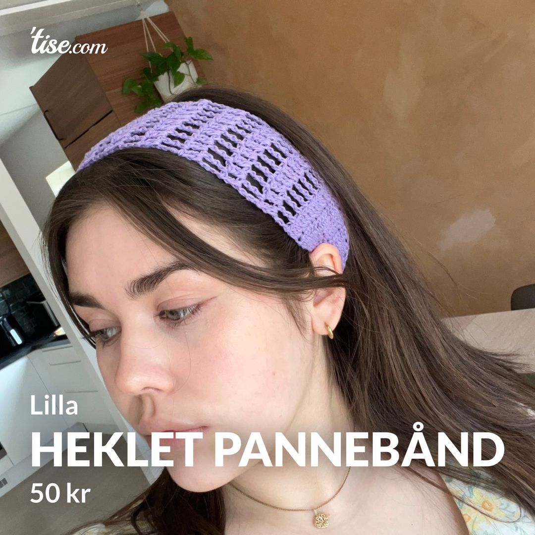 Heklet pannebånd