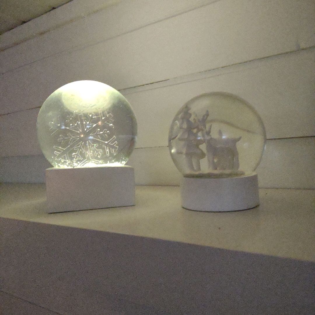 2  Store Snow Globes