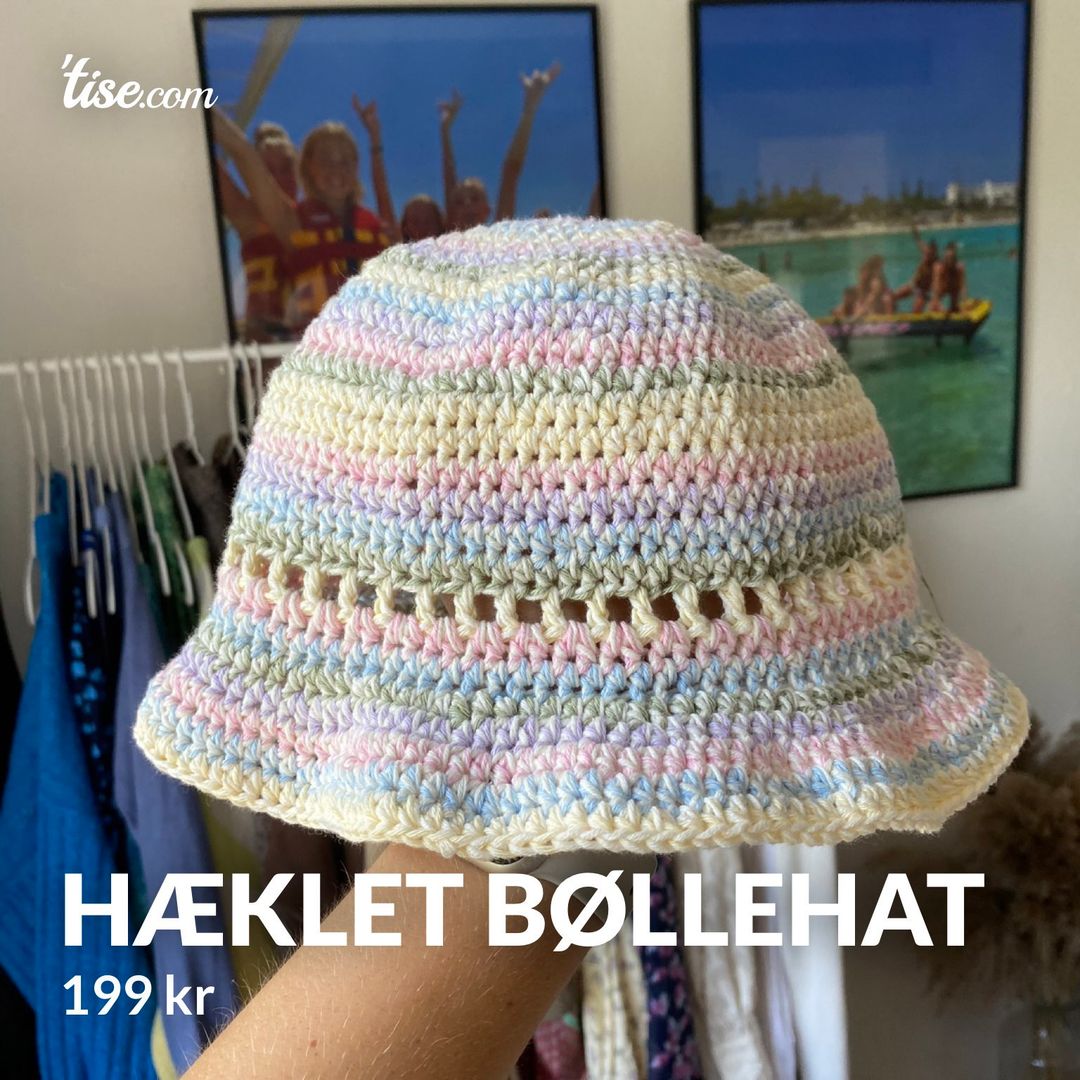 Hæklet bøllehat