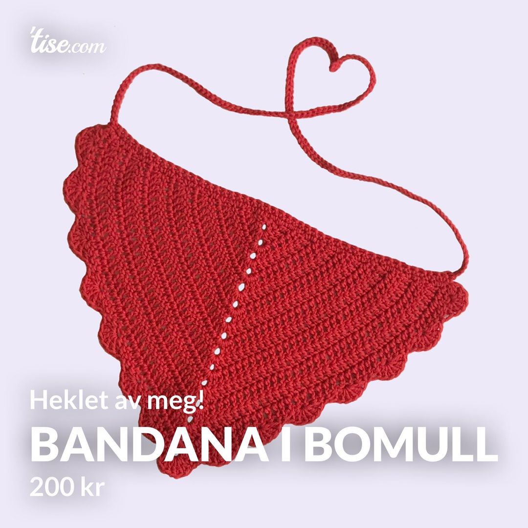 Bandana i bomull