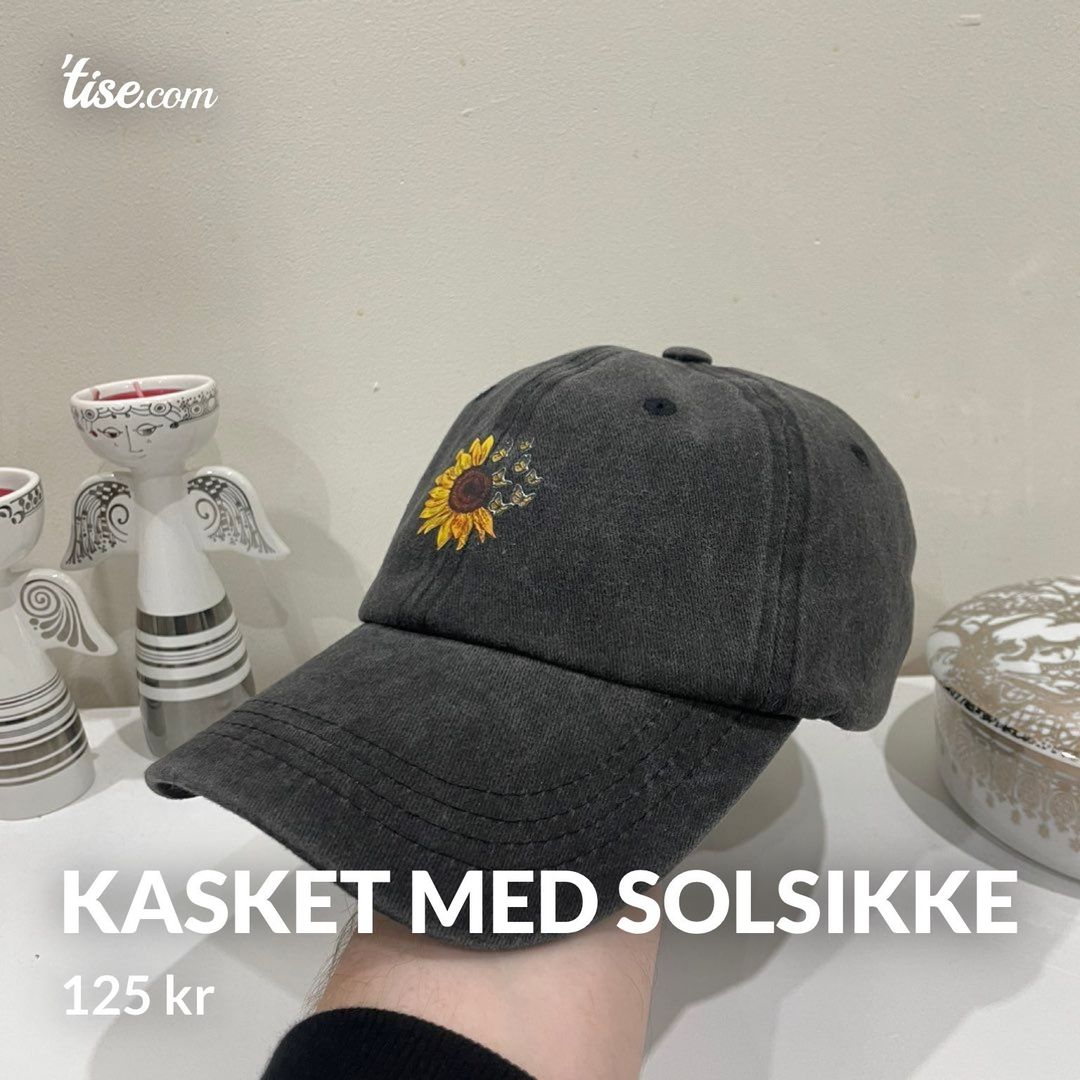 Kasket med solsikke