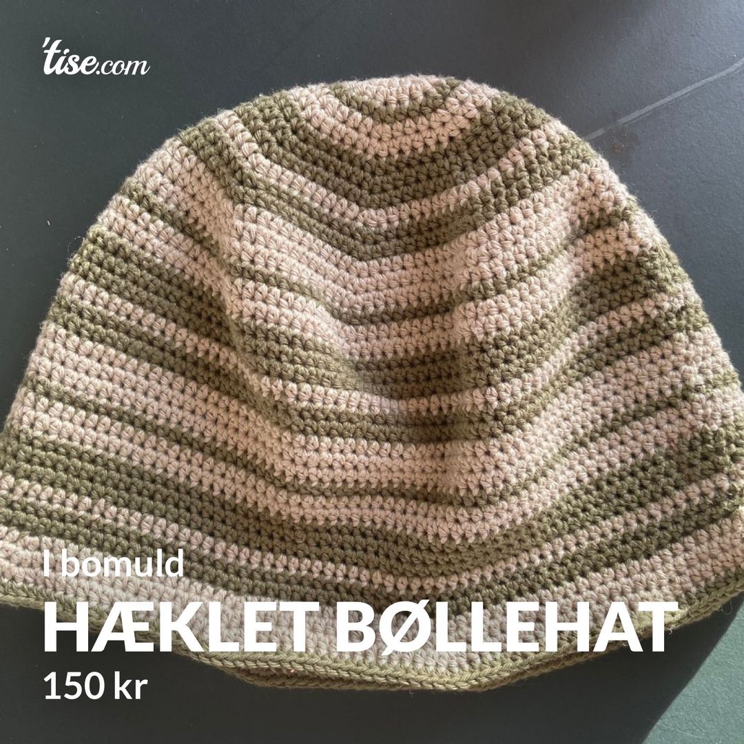 Hæklet bøllehat