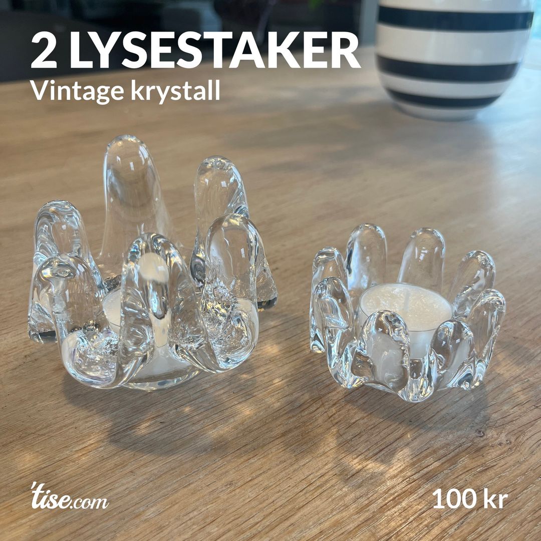 2 lysestaker