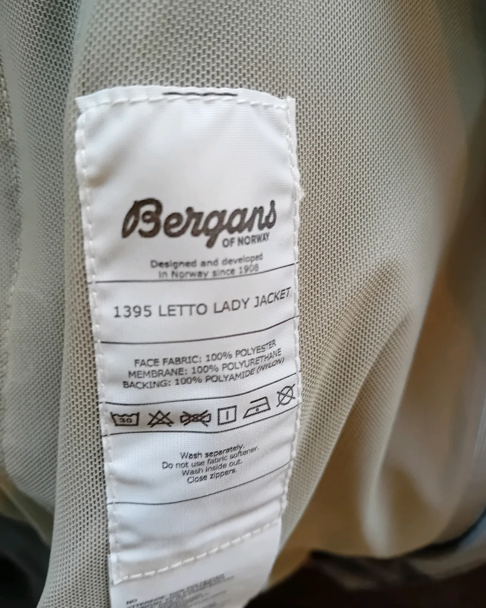 Bergans letto 1395