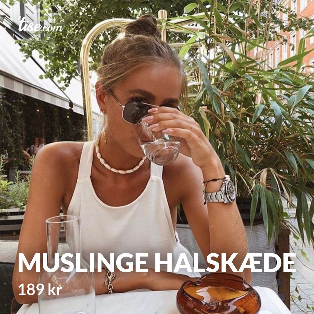 Muslinge halskæde