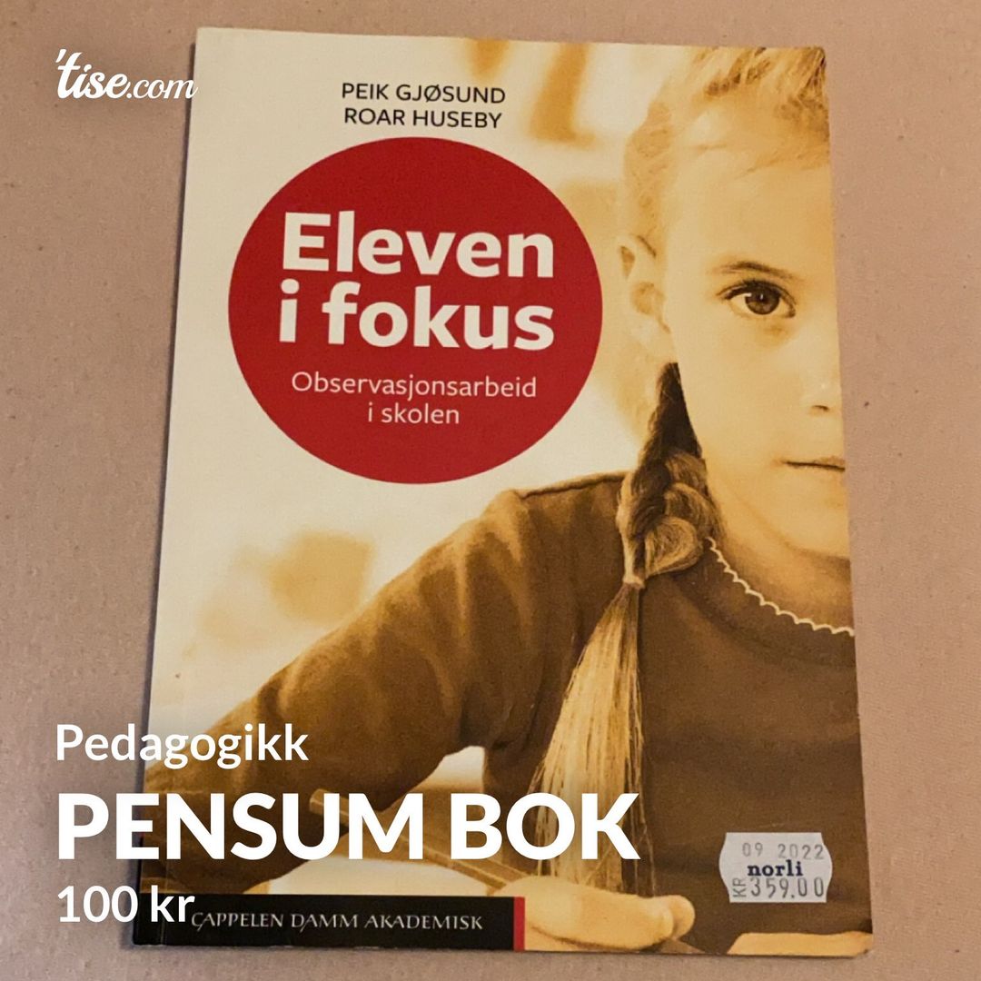 Pensum bok