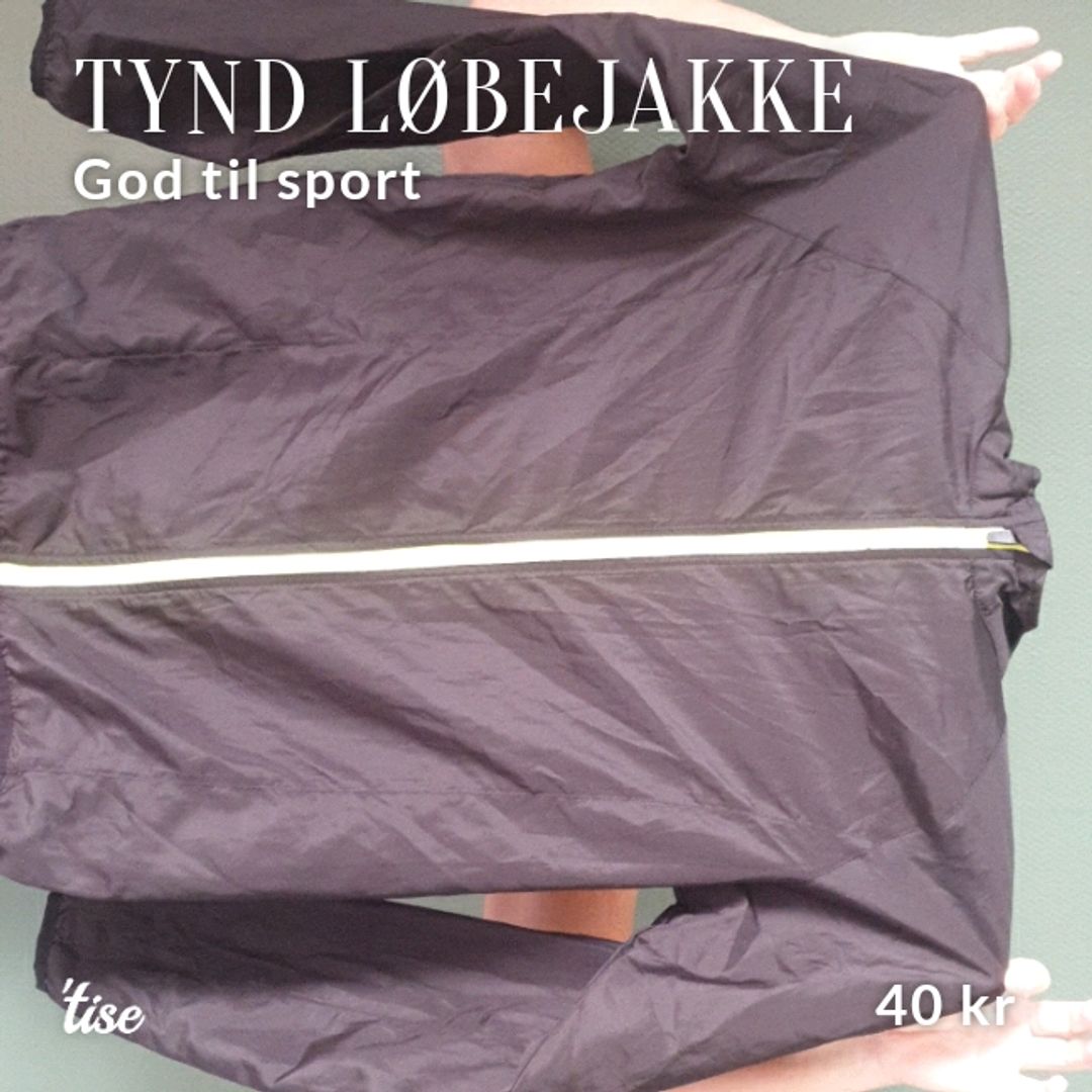 Tynd Løbejakke