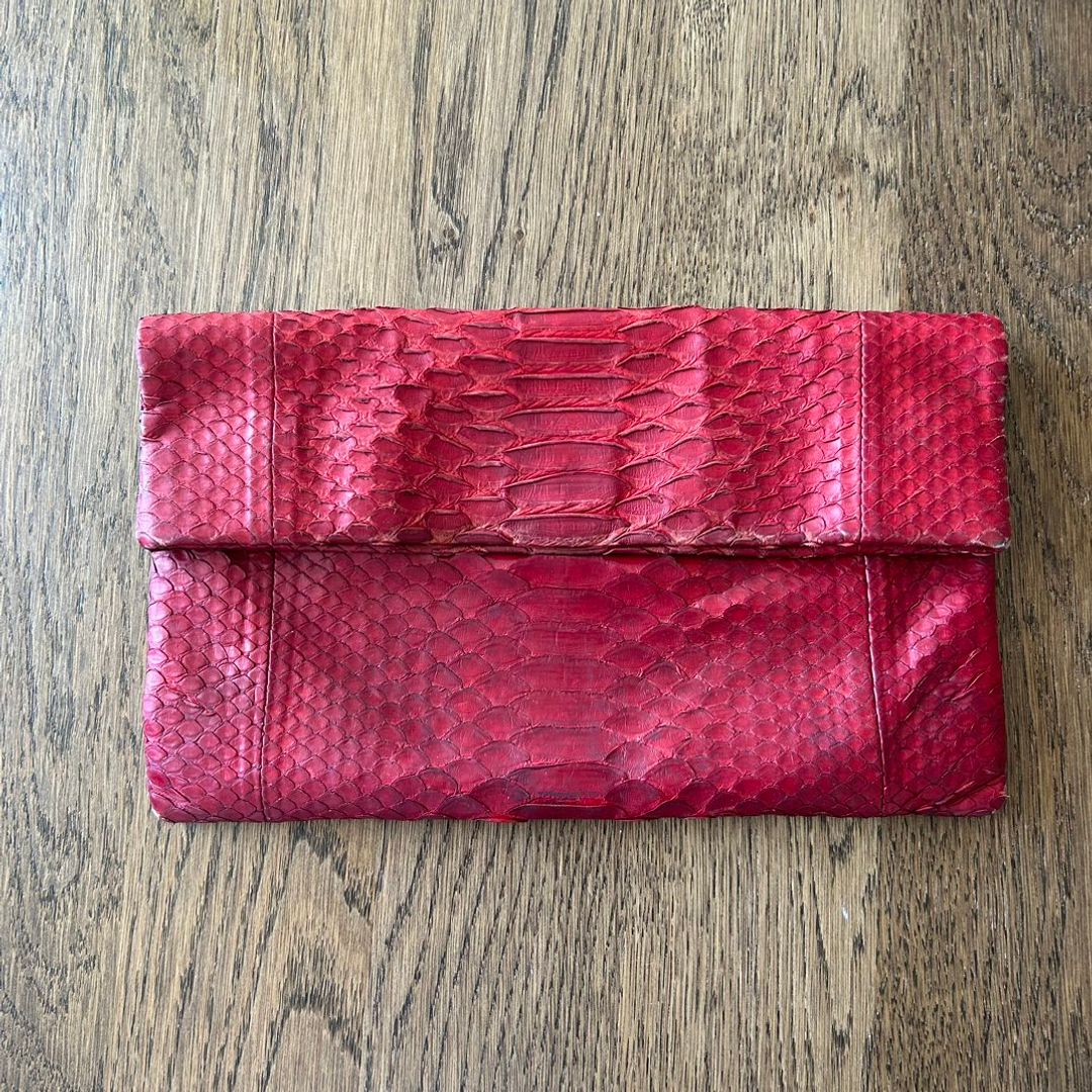 Vintage rød clutch