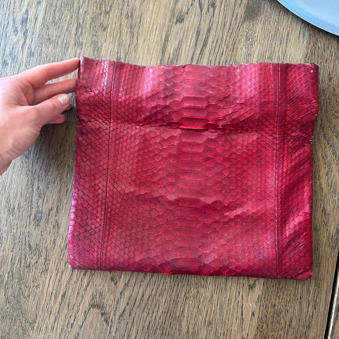 Vintage rød clutch