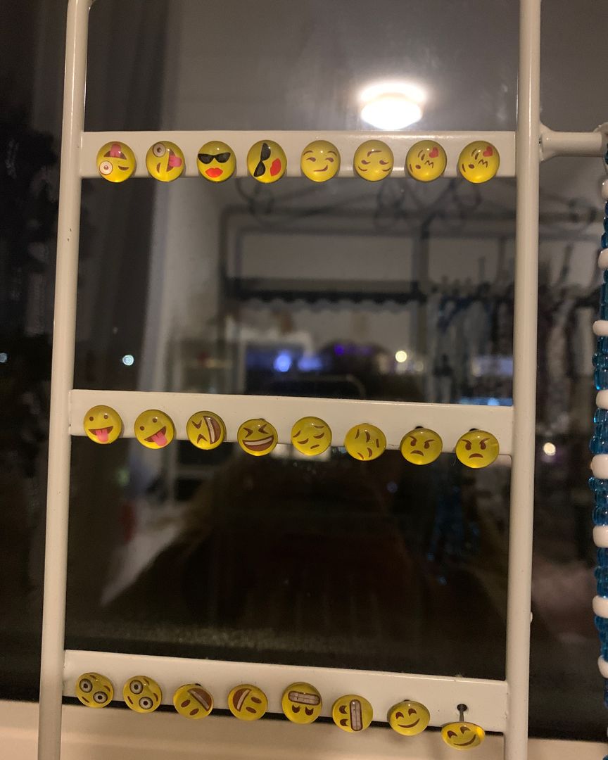 Emoji øreringe😜🥰💕🤣😄☺️