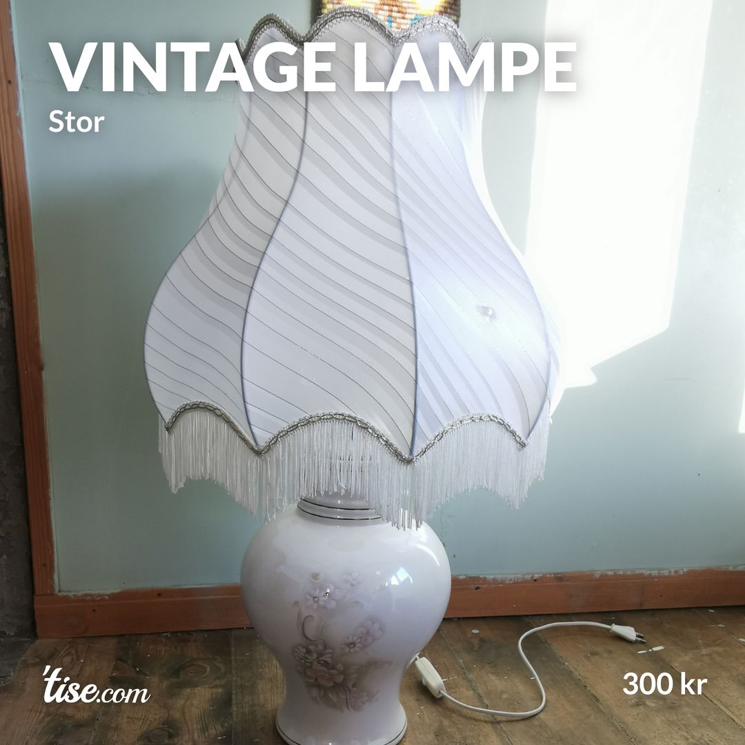 Vintage lampe