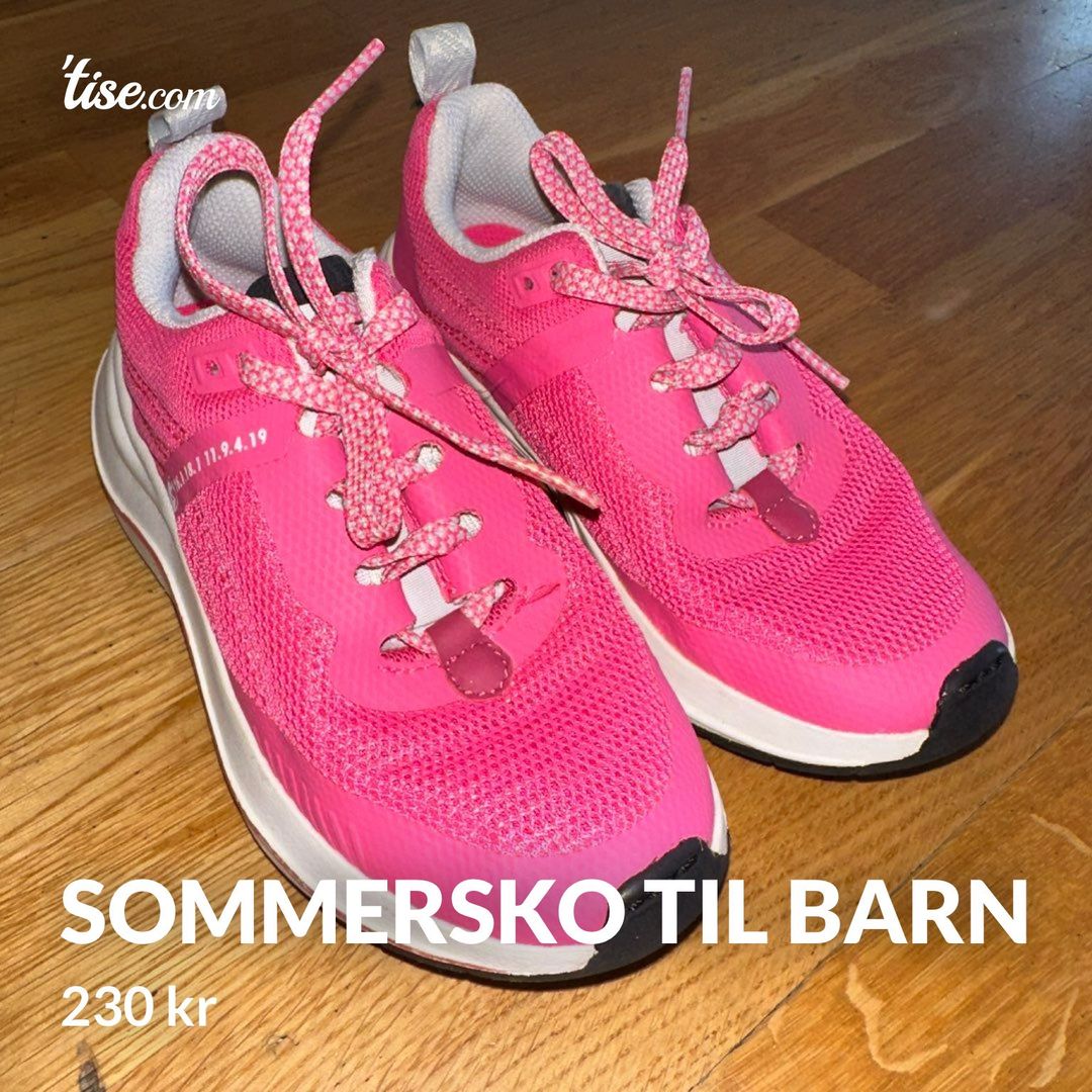 Sommersko til barn