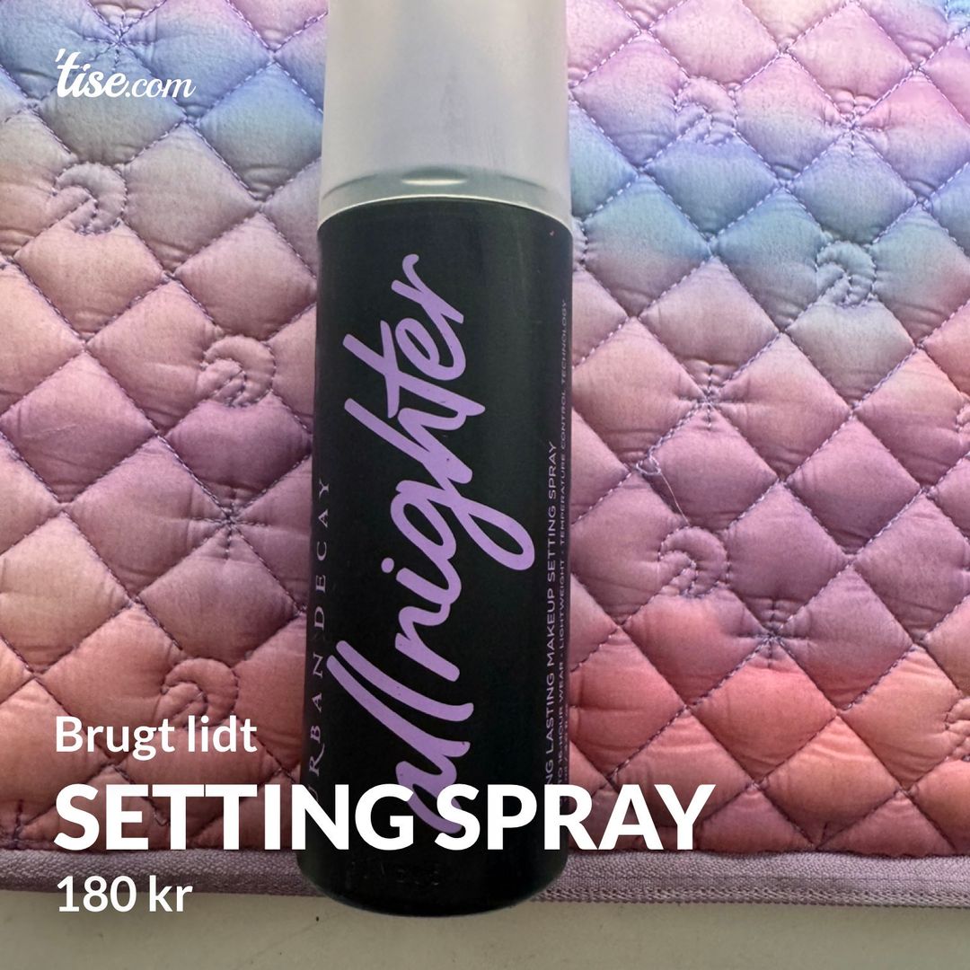 Setting spray