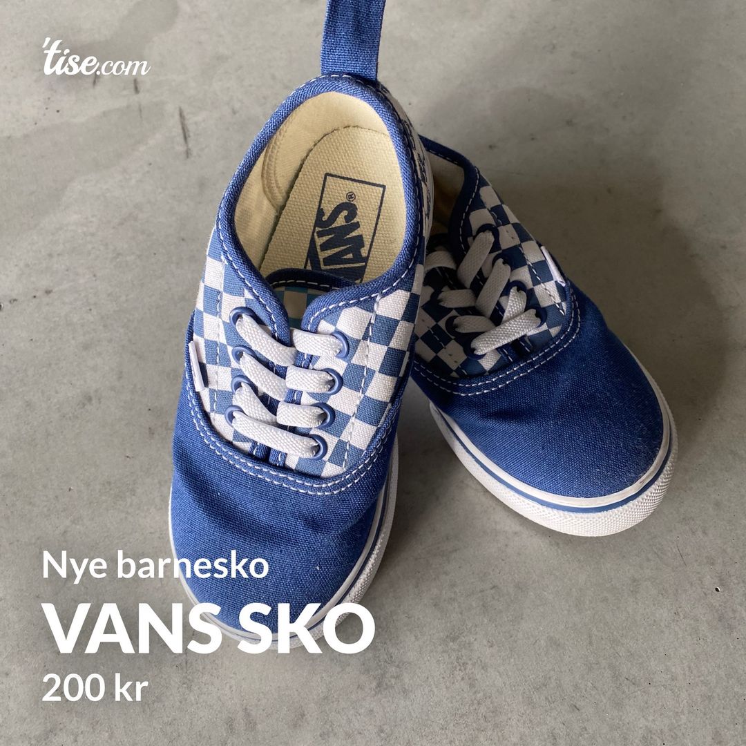 Vans sko