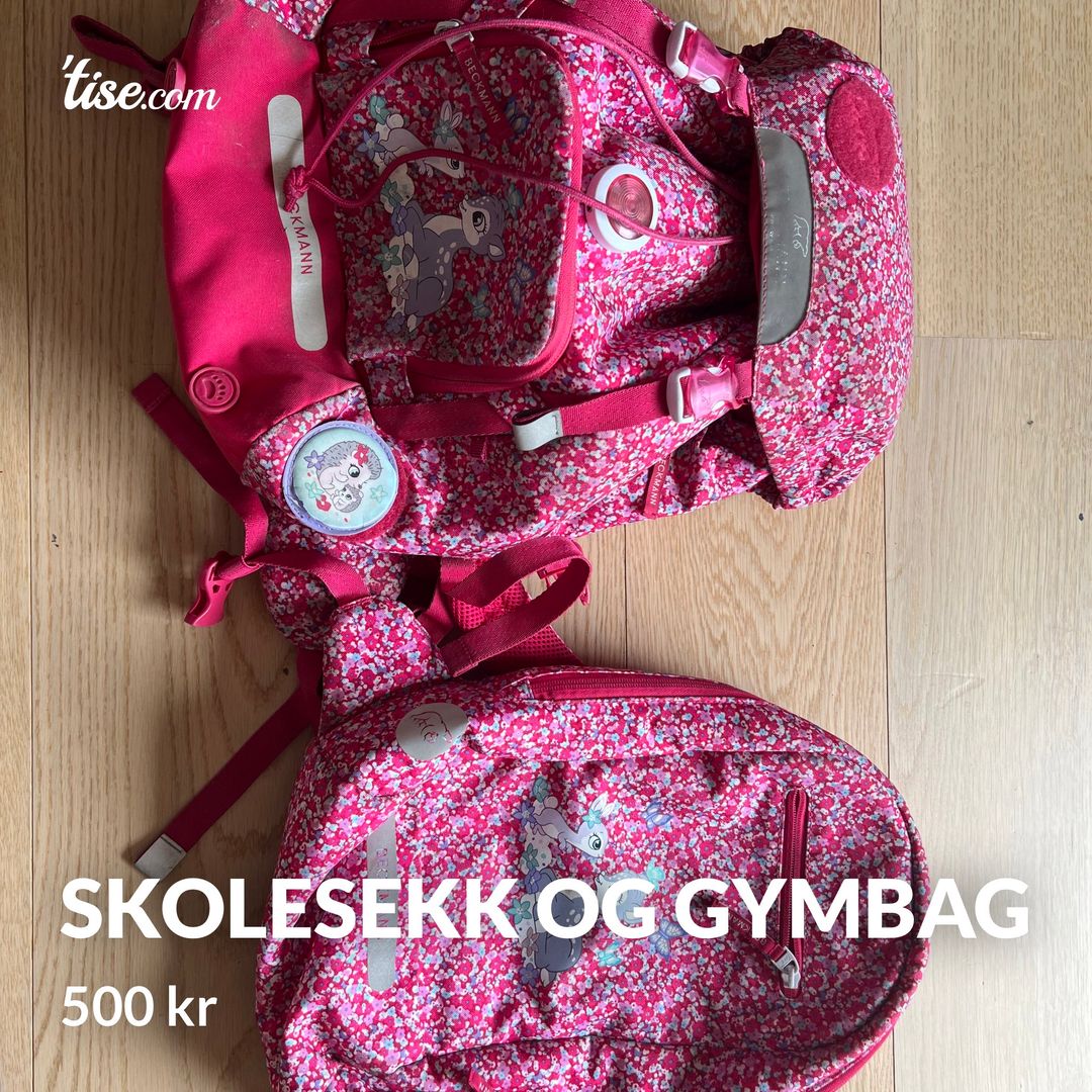 Skolesekk og gymbag