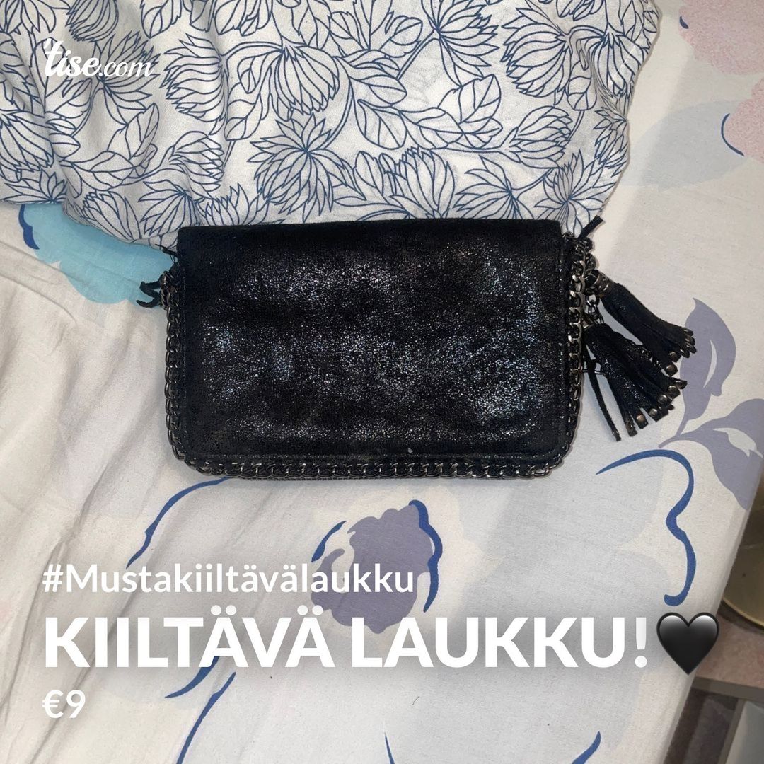 Kiiltävä Laukku!🖤