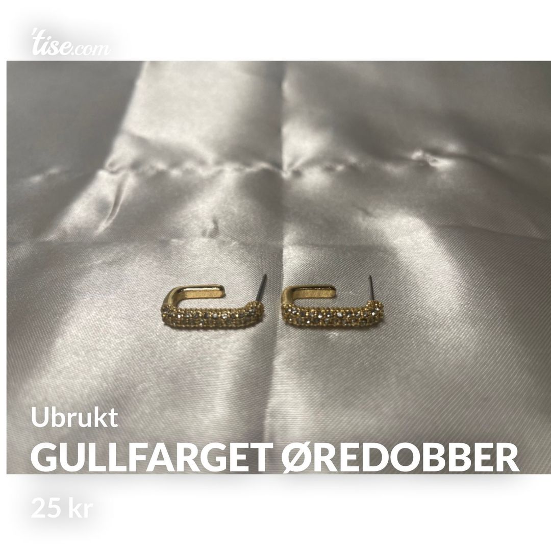 GULLFARGET ØREDOBBER