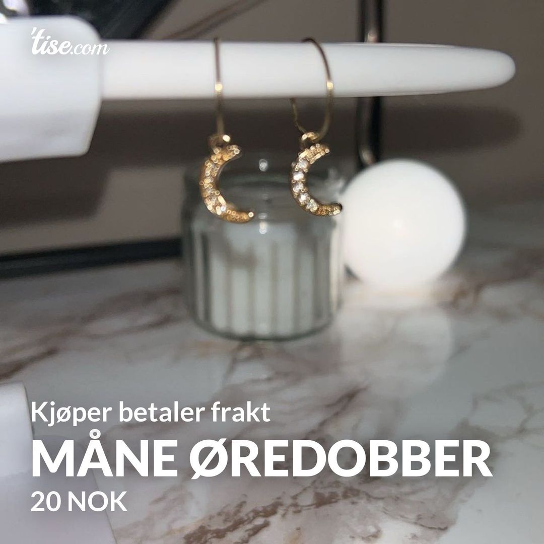 Måne øredobber