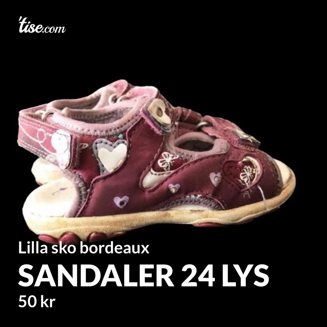 Sandaler 24 lys