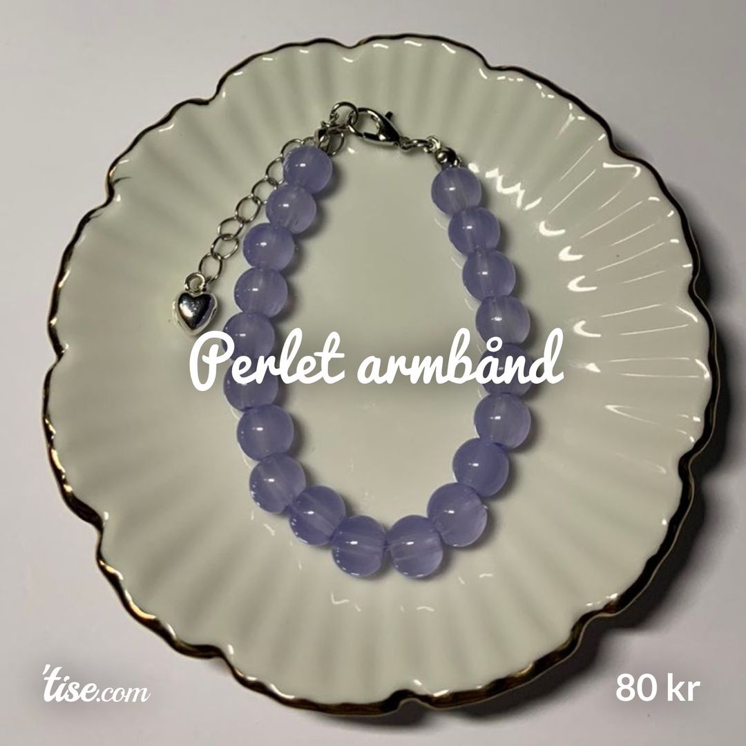 Perlet armbånd