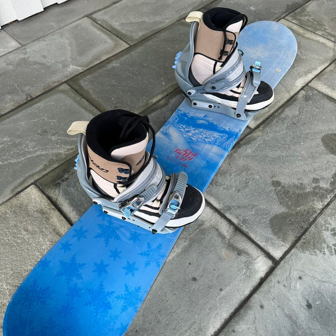 Snowboard m/ støvler