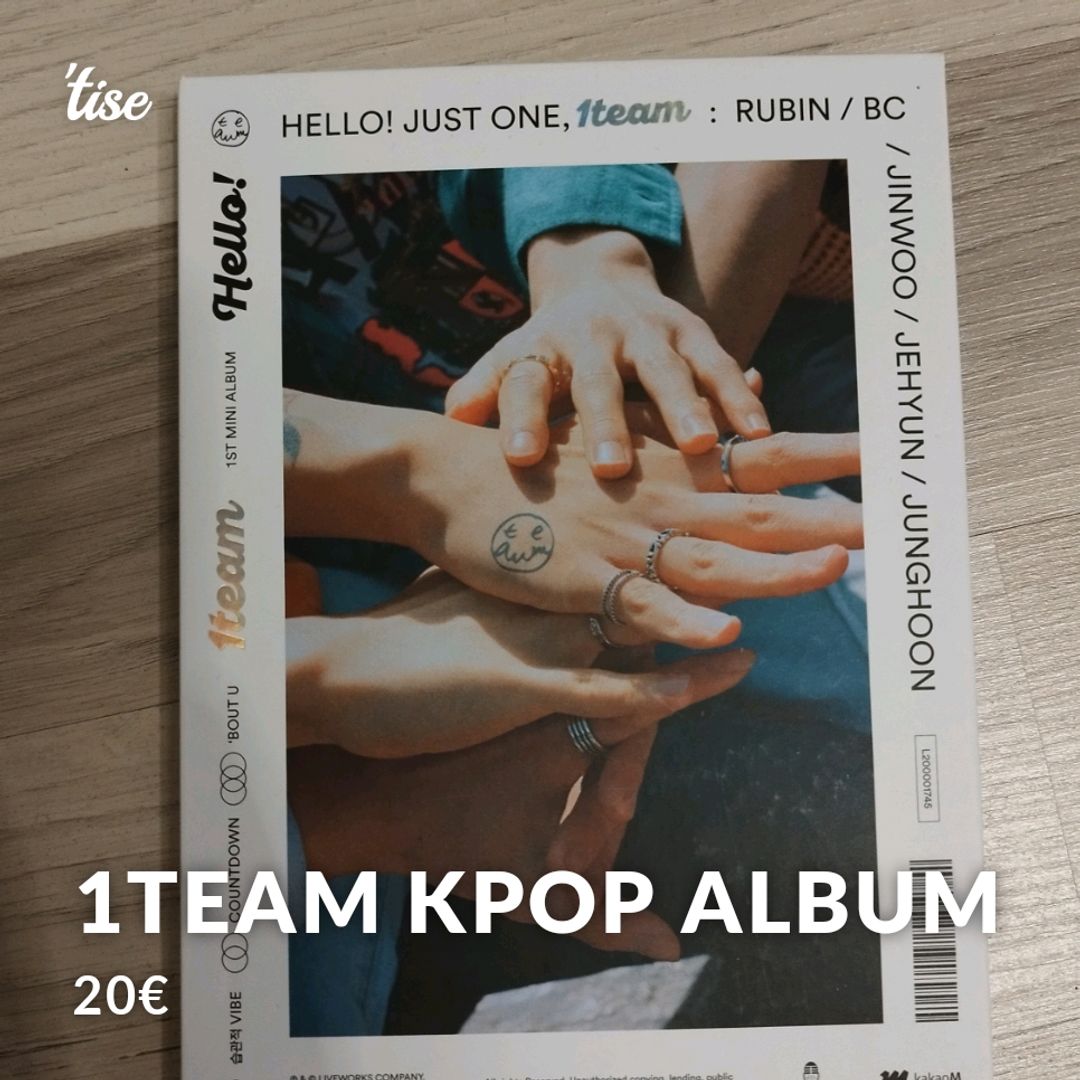 1TEAM kpop album