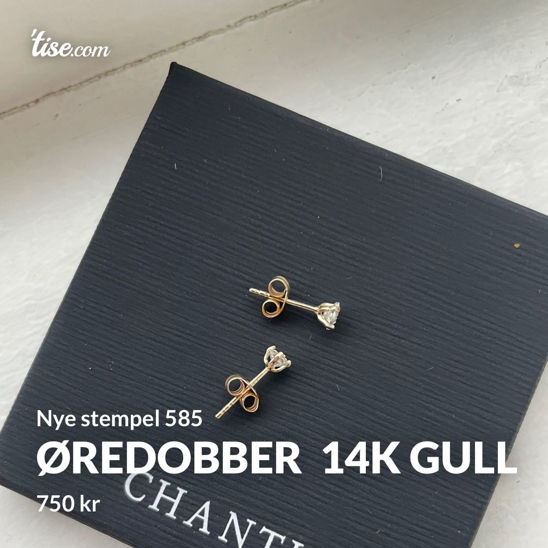 Øredobber  14k gull