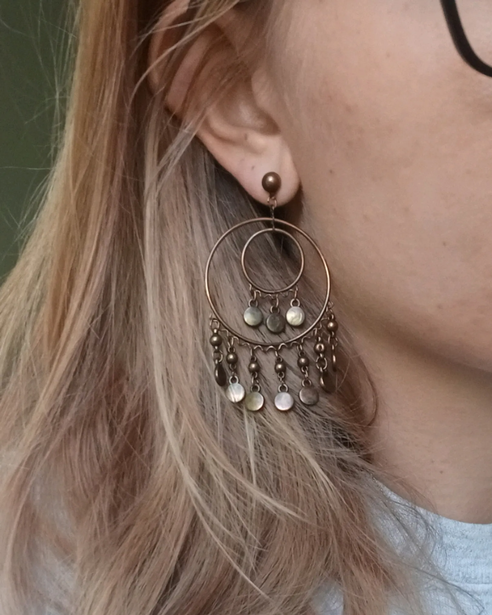 Bronze Boho Øreringe