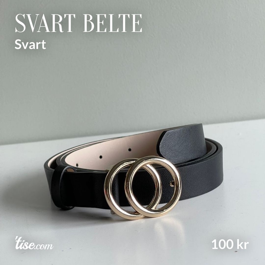 Svart belte