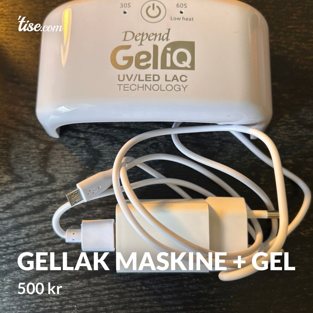 Gellak maskine + gel