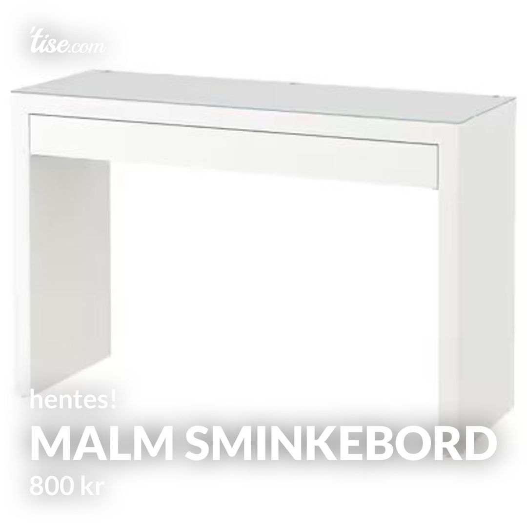 malm sminkebord