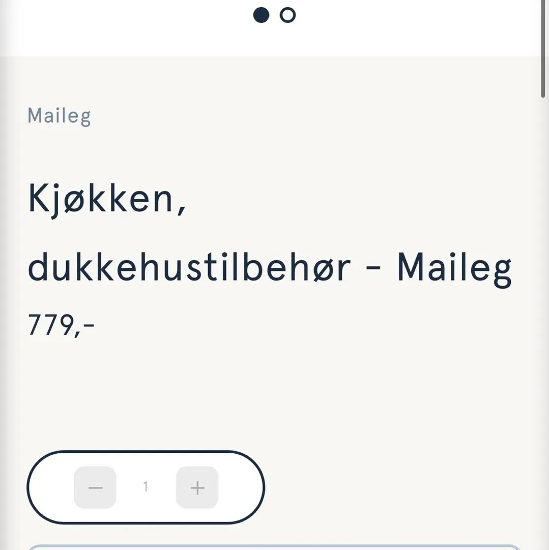 Maileg kjøkken