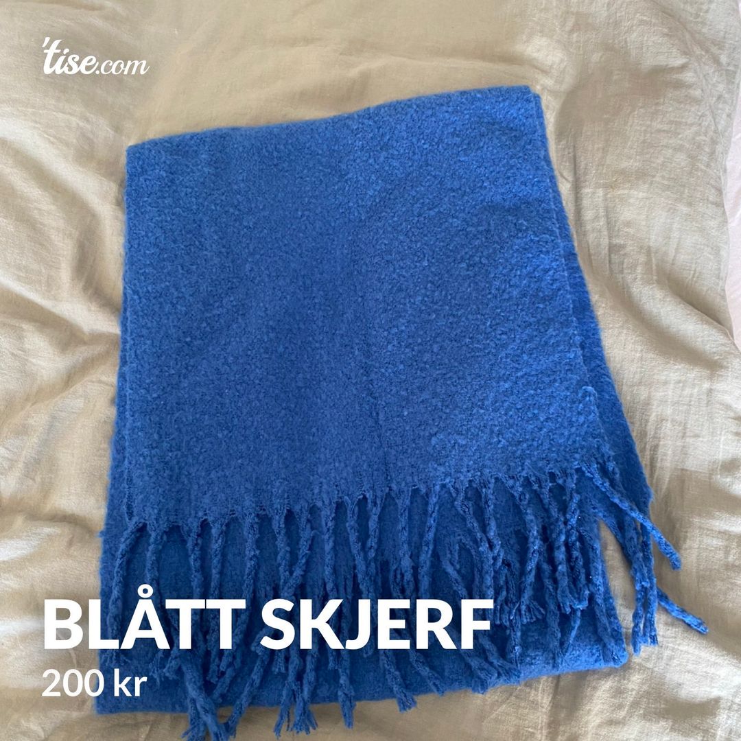 Blått skjerf