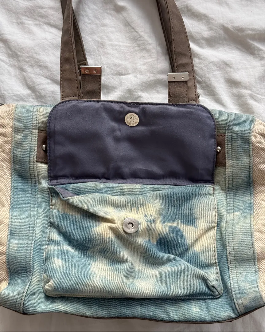 Vintage denim taske