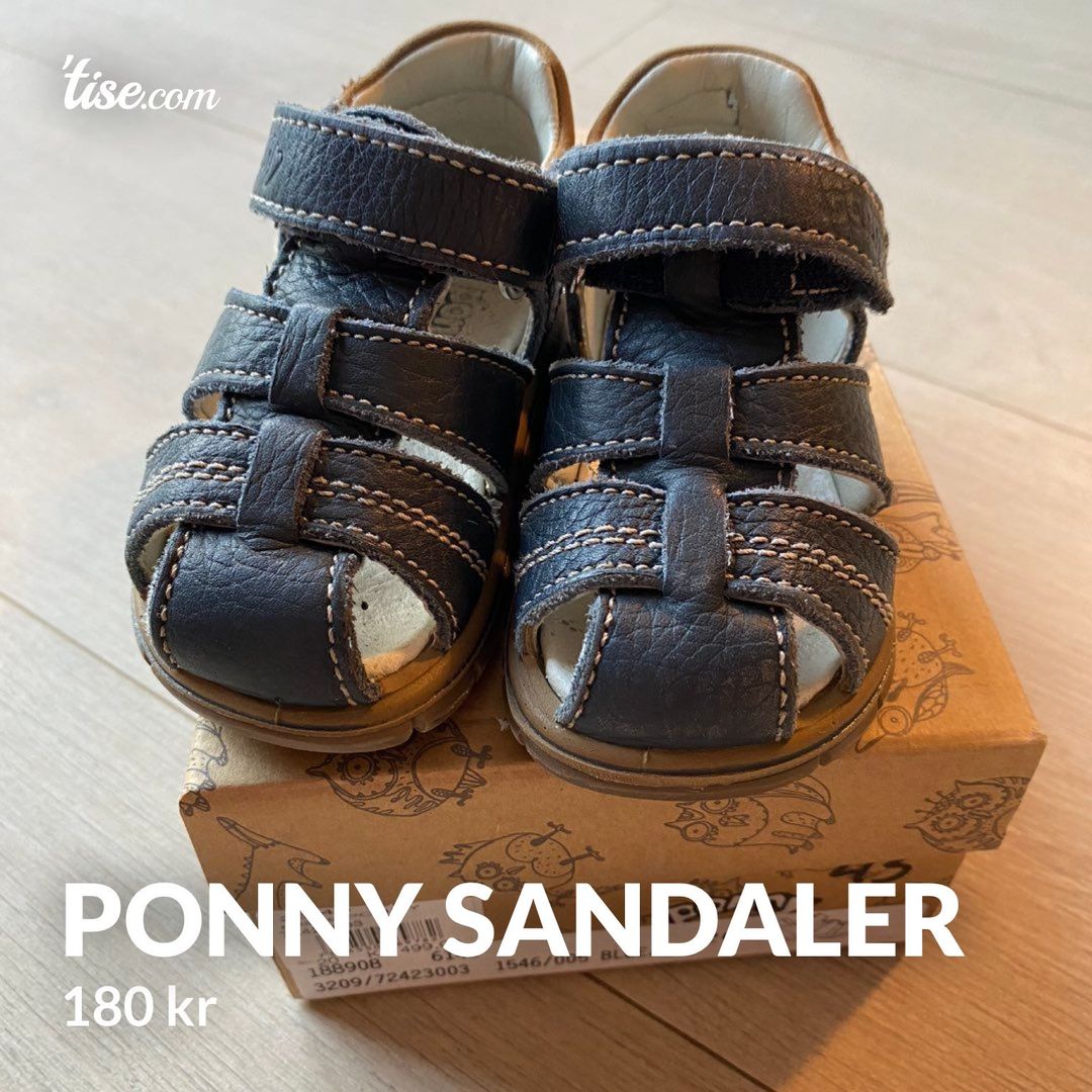 Ponny sandaler