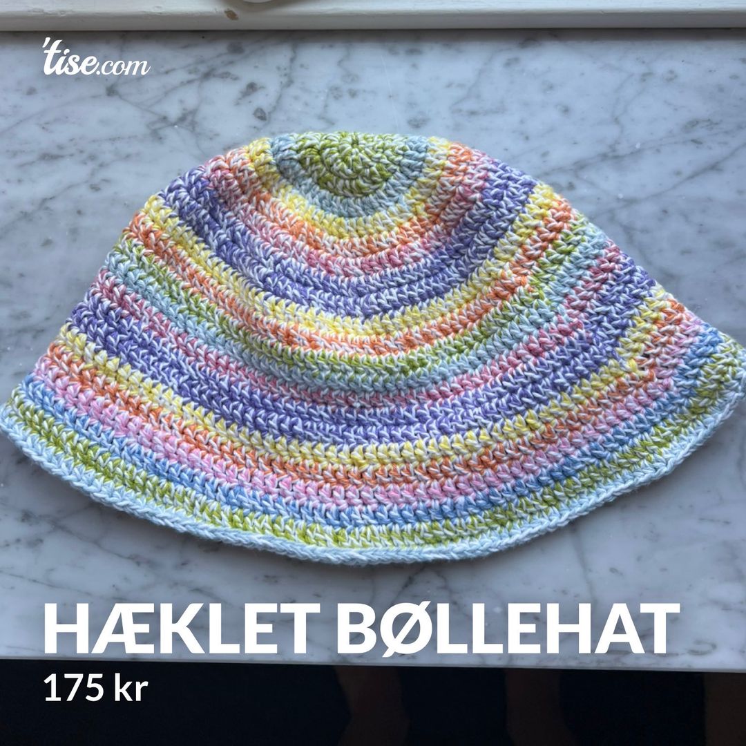 Hæklet bøllehat