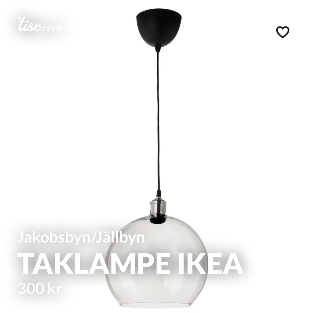 Taklampe IKEA