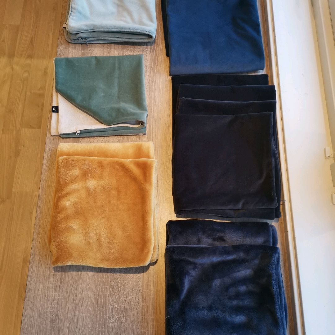 Velour putetrekk