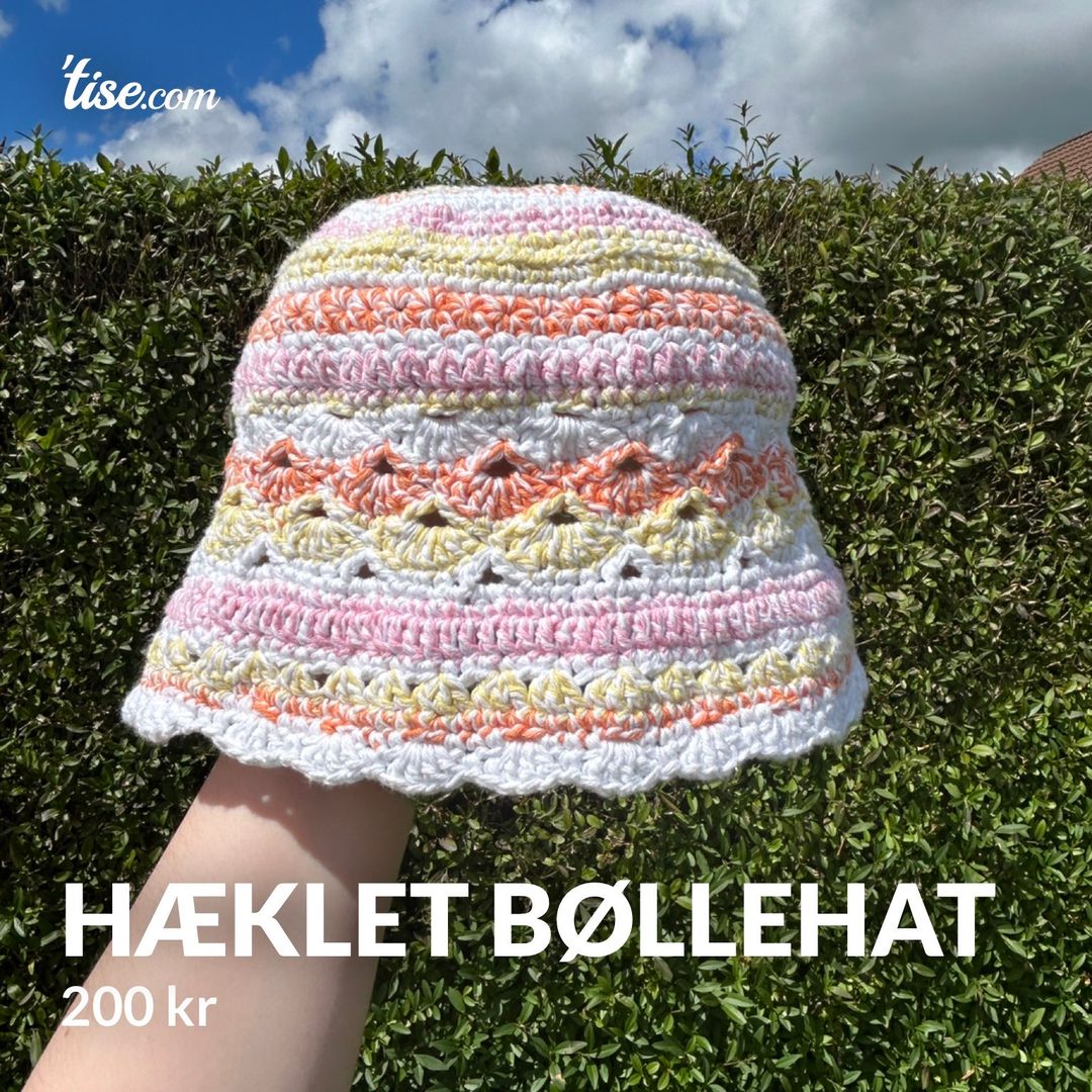 Hæklet bøllehat