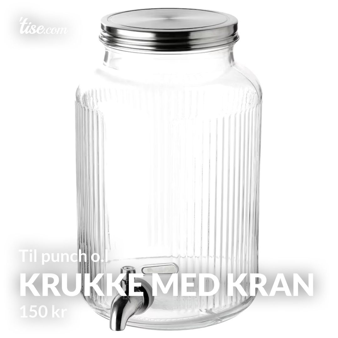 Krukke med kran