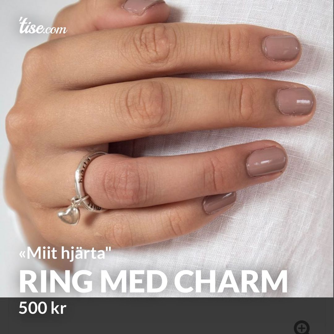 Ring med charm