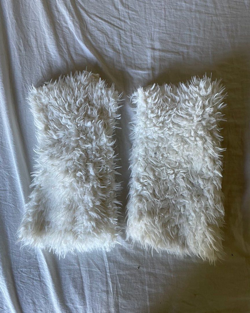 fur leg warmers