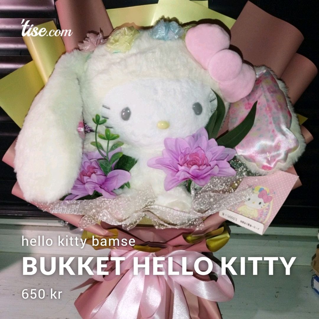 bukket hello kitty