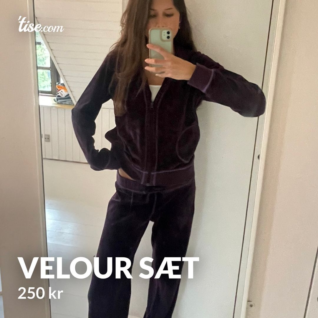 Velour sæt