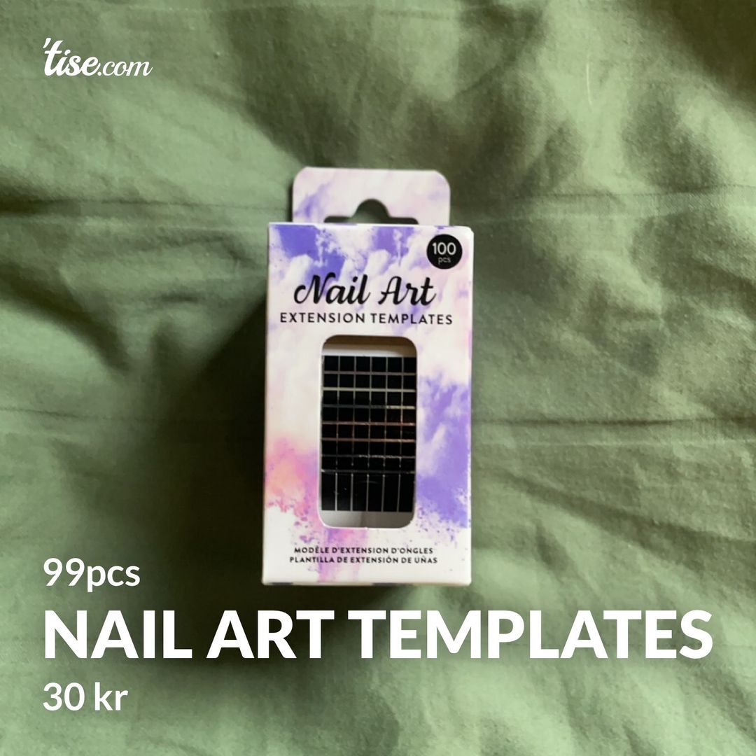 Nail art templates