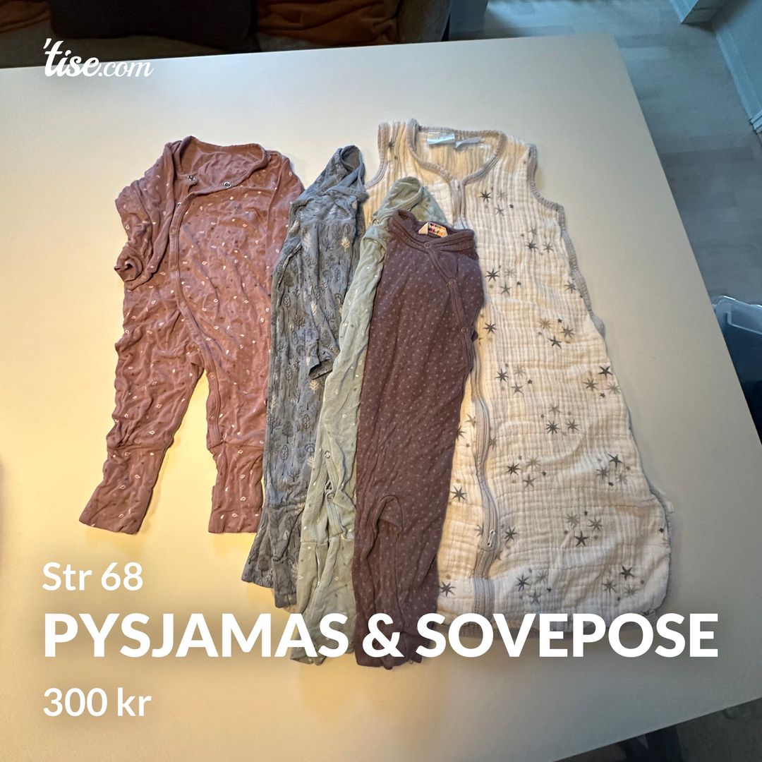 Pysjamas  sovepose